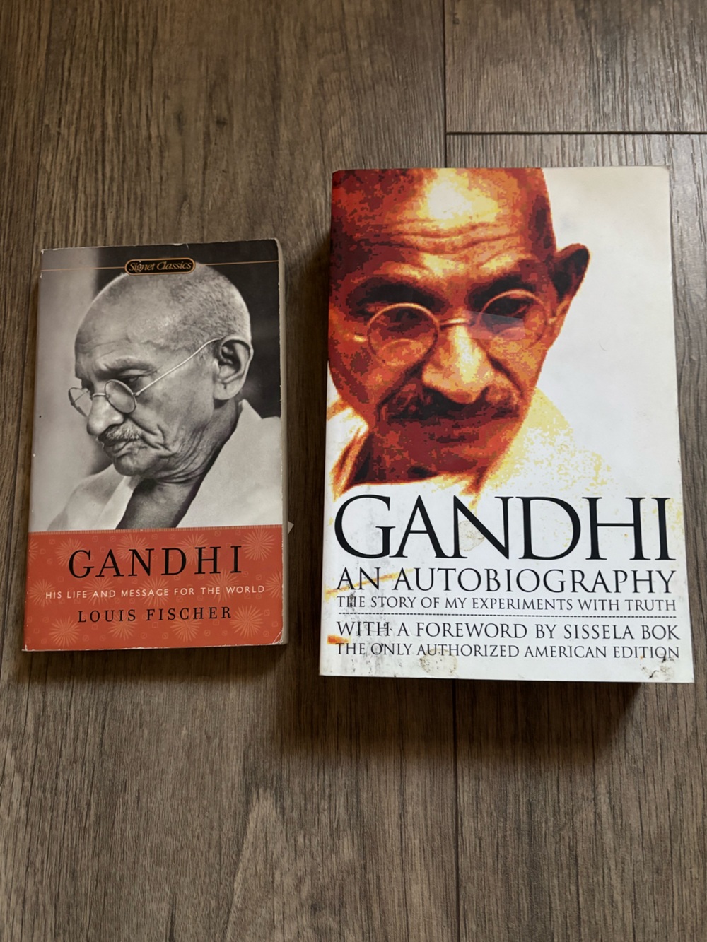 Gandhi Book Set - White and Brown Covers